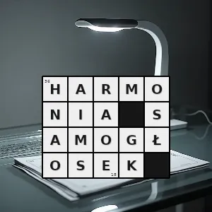 Hasło krzyżówkowe występujący w niektórych językach proces fonologiczny w którym obecność jednych samogłosek determinuje występowanie drugich - harmonia samogłosek – rozwiązanie, synonimy, podpowiedzi i definicje krzyżówkowe